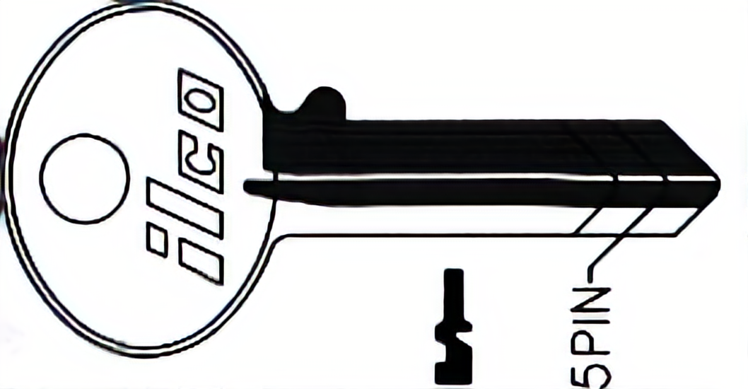 Dormakaba 1003CD CCL Key Blanks 8618C-R34