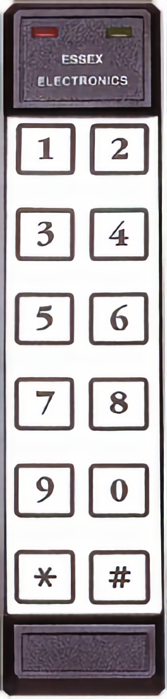 Essex K1-26S Narrow Multi Function Keypad 63-0/32D Stainless Steel