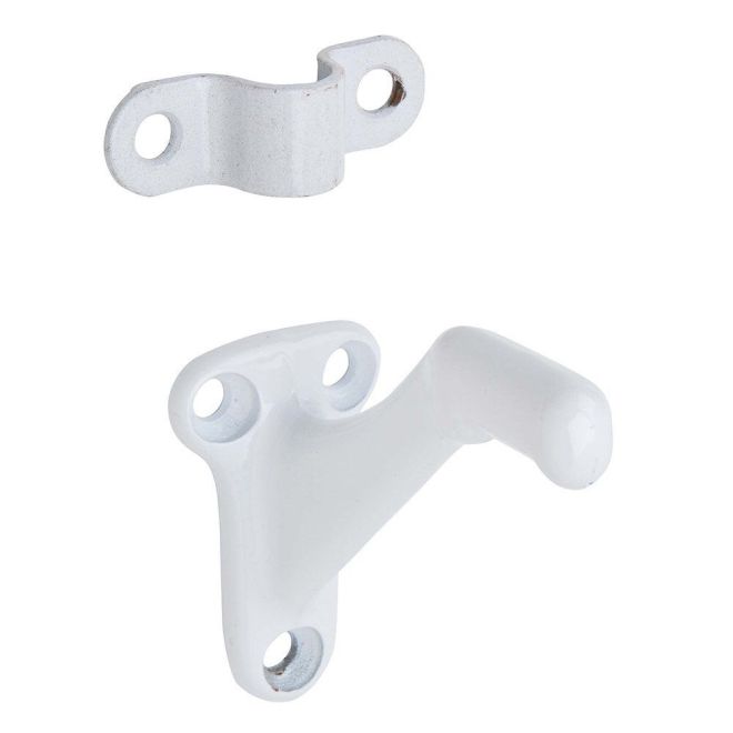 Ives 059AW White Aluminum Handrail Bracket