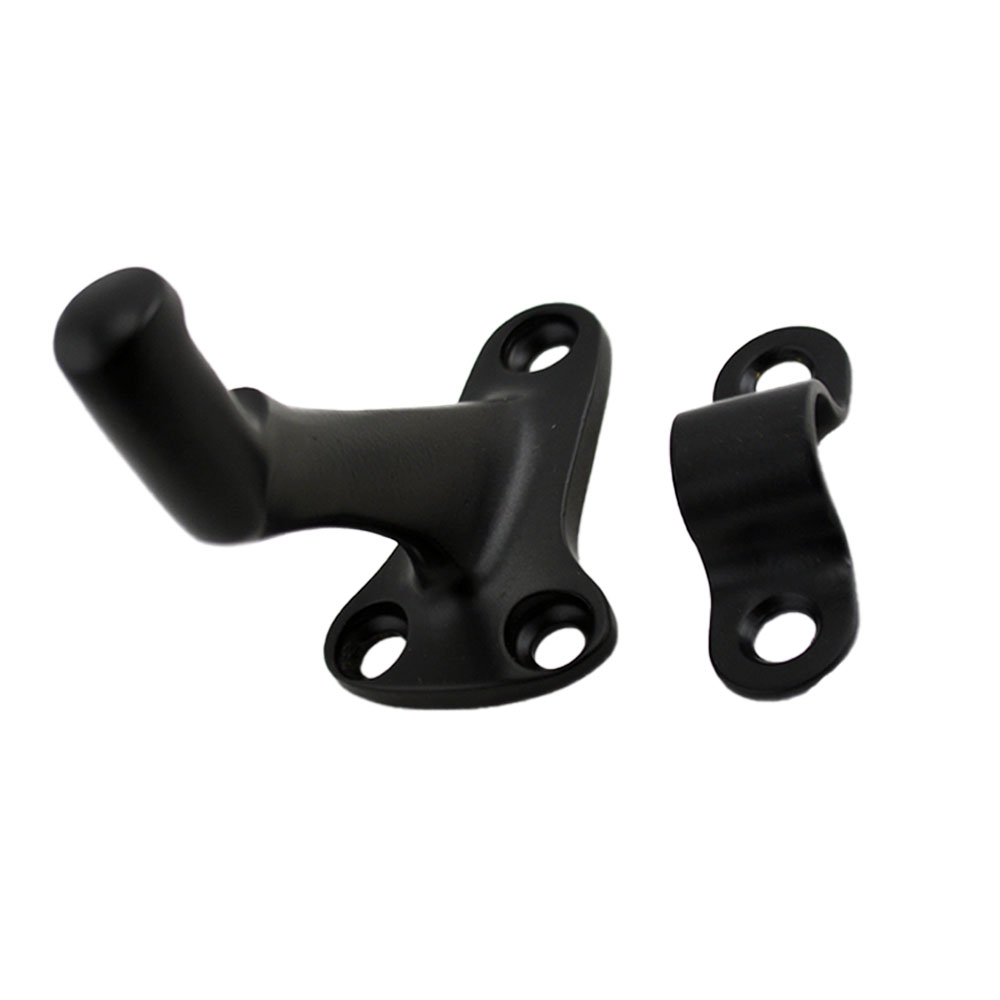 Ives 059BBLK Brass Handrail Bracket – Black Finish
