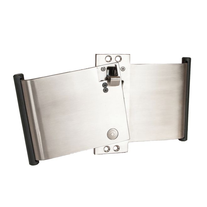 Trimco 1069FP-A-RH-3.630 Right Hand ADA Full Privacy Pocket Door Pull, Satin Stainless Steel, Frame A
