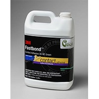1 Gallon Bulk Contact Adhesive, Water-based Brush, Roller & Spray Grade, Premium 50% Solids, Blue/Green 3M 21200211867