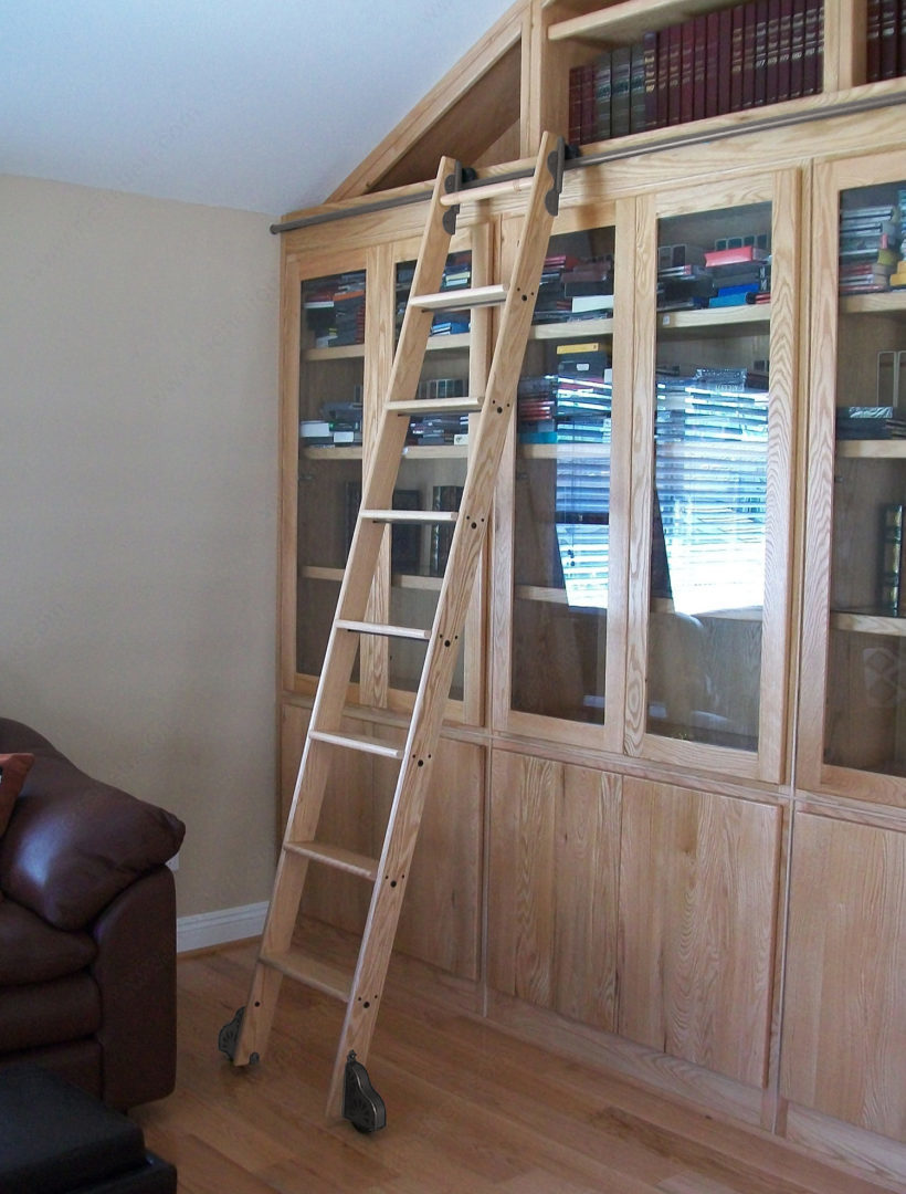 Richelieu WEBKIT1236481 Maple Rolling Ladder with Roller Hardware Kit