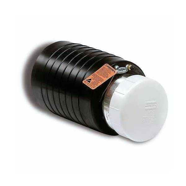 Petersen 130-610-4 8″-10″ Dia Inflatable Large Pipe Plug, 4″ MNPT Bypass