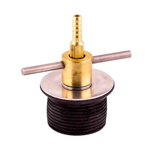 Petersen 143-2225-B 2.25″ Dia Mechanical T-Handle Pipe Plug, 5/16″ ID Hose Barb