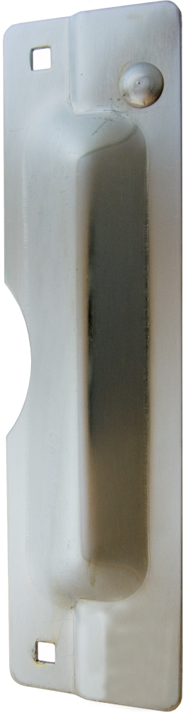 Rockwood 320CL.32D Latch Protector, Satin Stainless Steel
