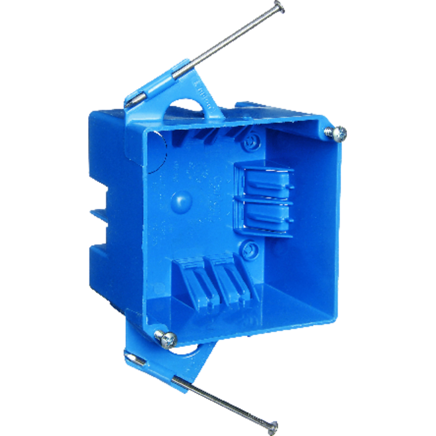B432aupc 4 In. X 4 In. Square Nail-on Junction Box With Integral Clamps