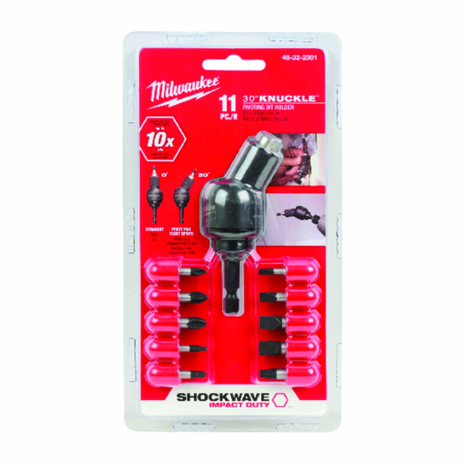 Shockwave 30-Degree Knuckle-Locking Pivot Drive, 11-Pk.