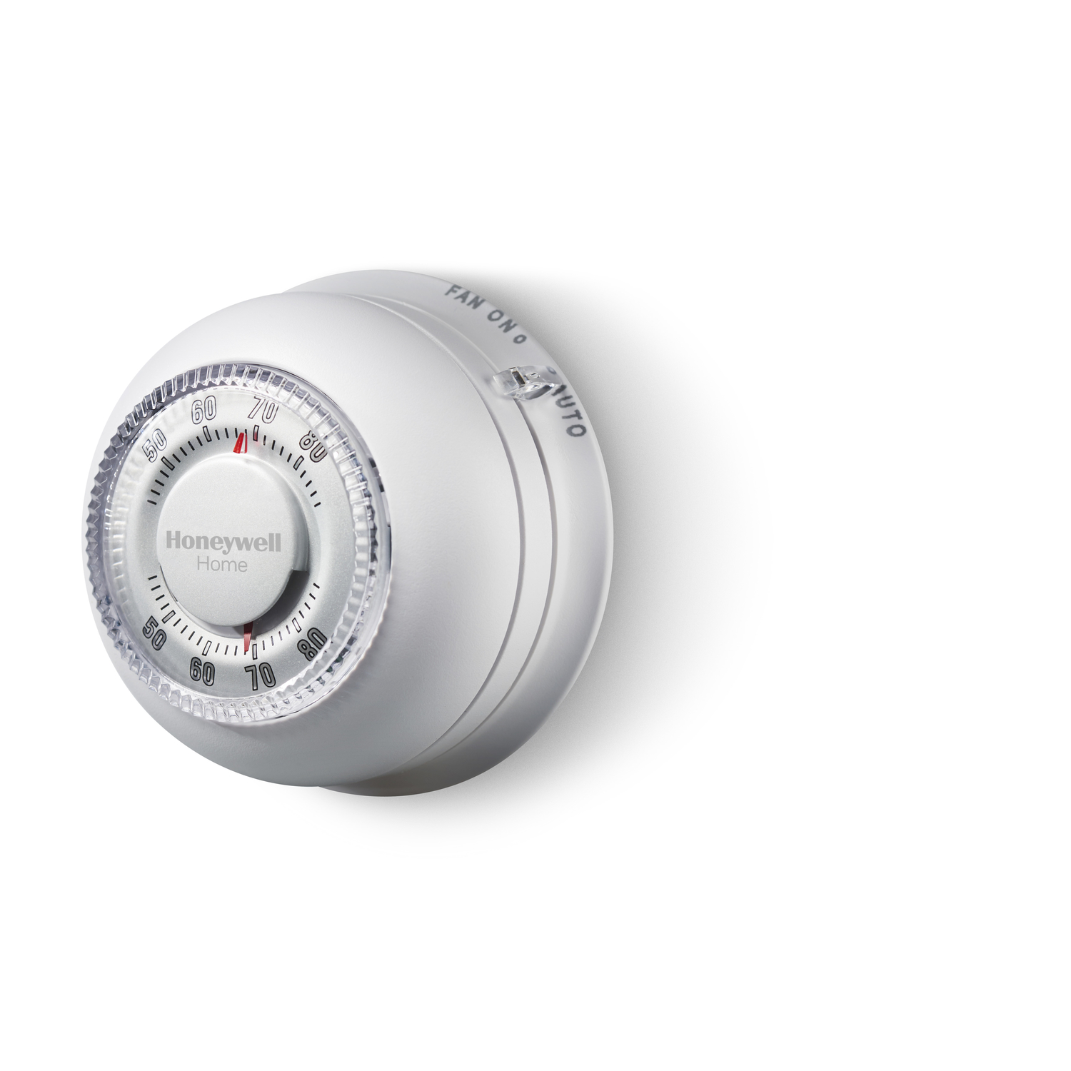 Ct87n1001/e1 Round Heat Or Cool Thermostat With Decorative Cover Ring