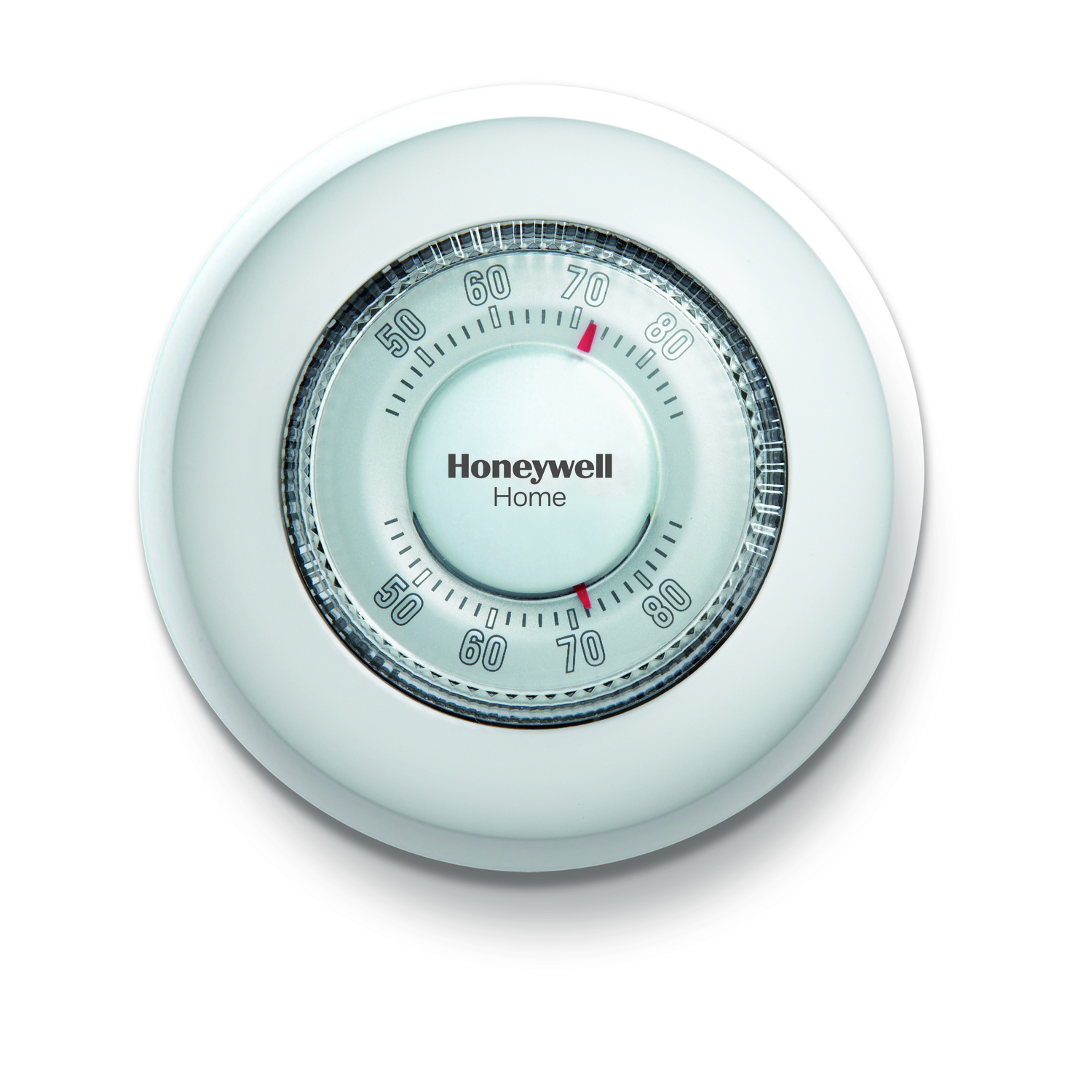 Ct87k1004/e1 Round Heat Only Thermostat – Off White