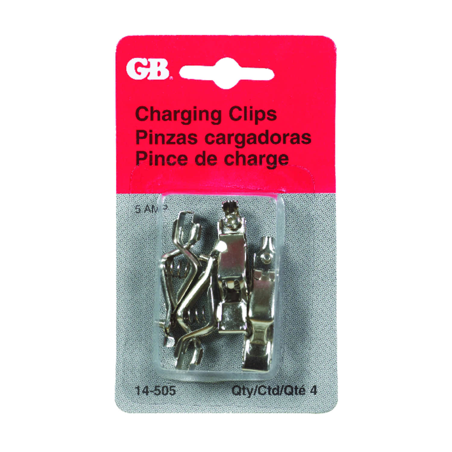Battery Clip, Very Small, 5-Amp, 17/32-In., 4-Pk.