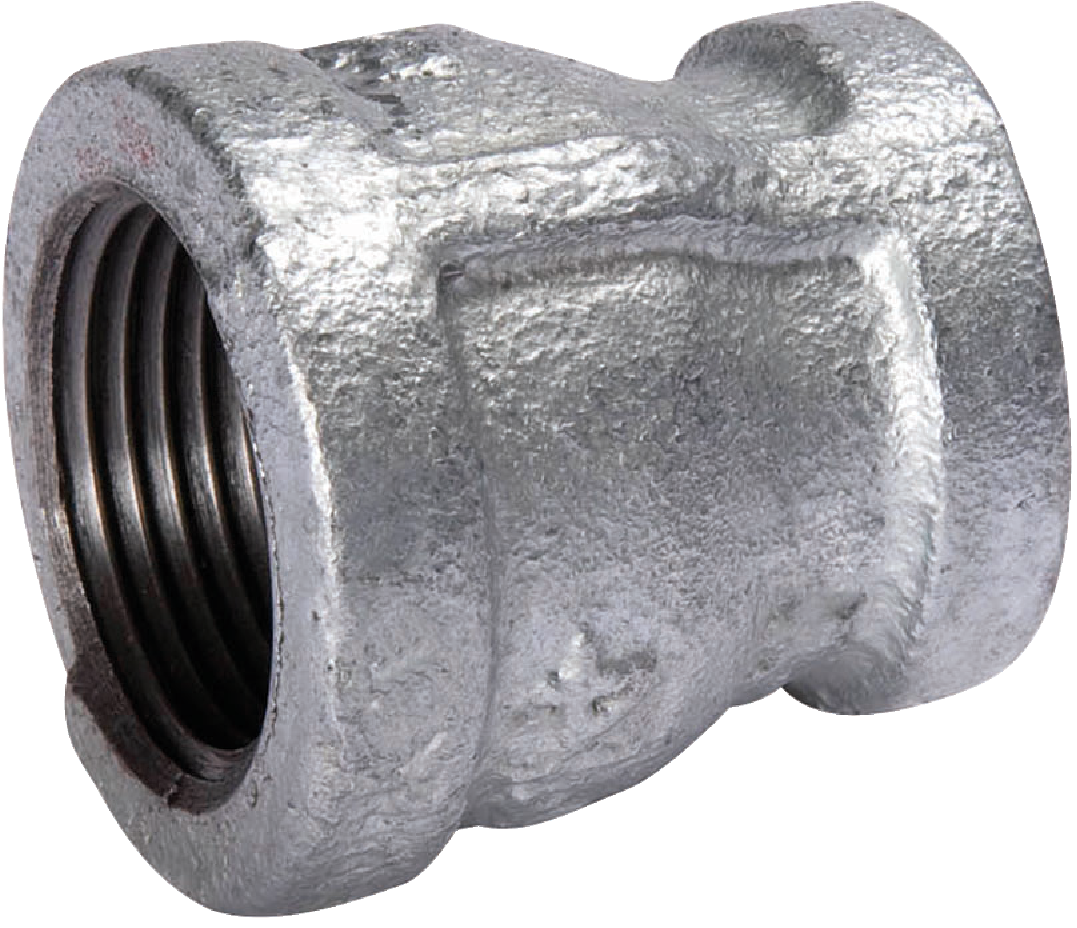 3/4 x 1/2 In. Galvanized Pipe Reducing Coupling