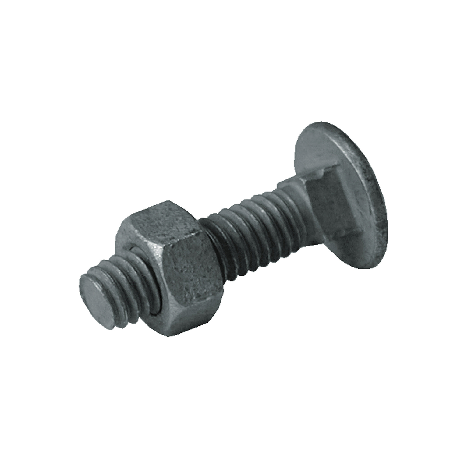 Galvanized Chain Link Fitting Carriage Bolt With Nut, 20-Pk., 5/16 x 1-1/4 In.