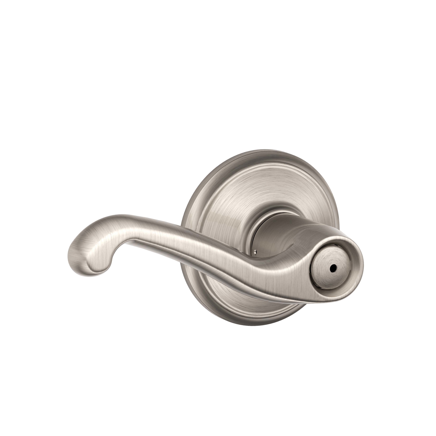 Satin Nickel Flair Privacy Door Lever Lockset F40vfla619