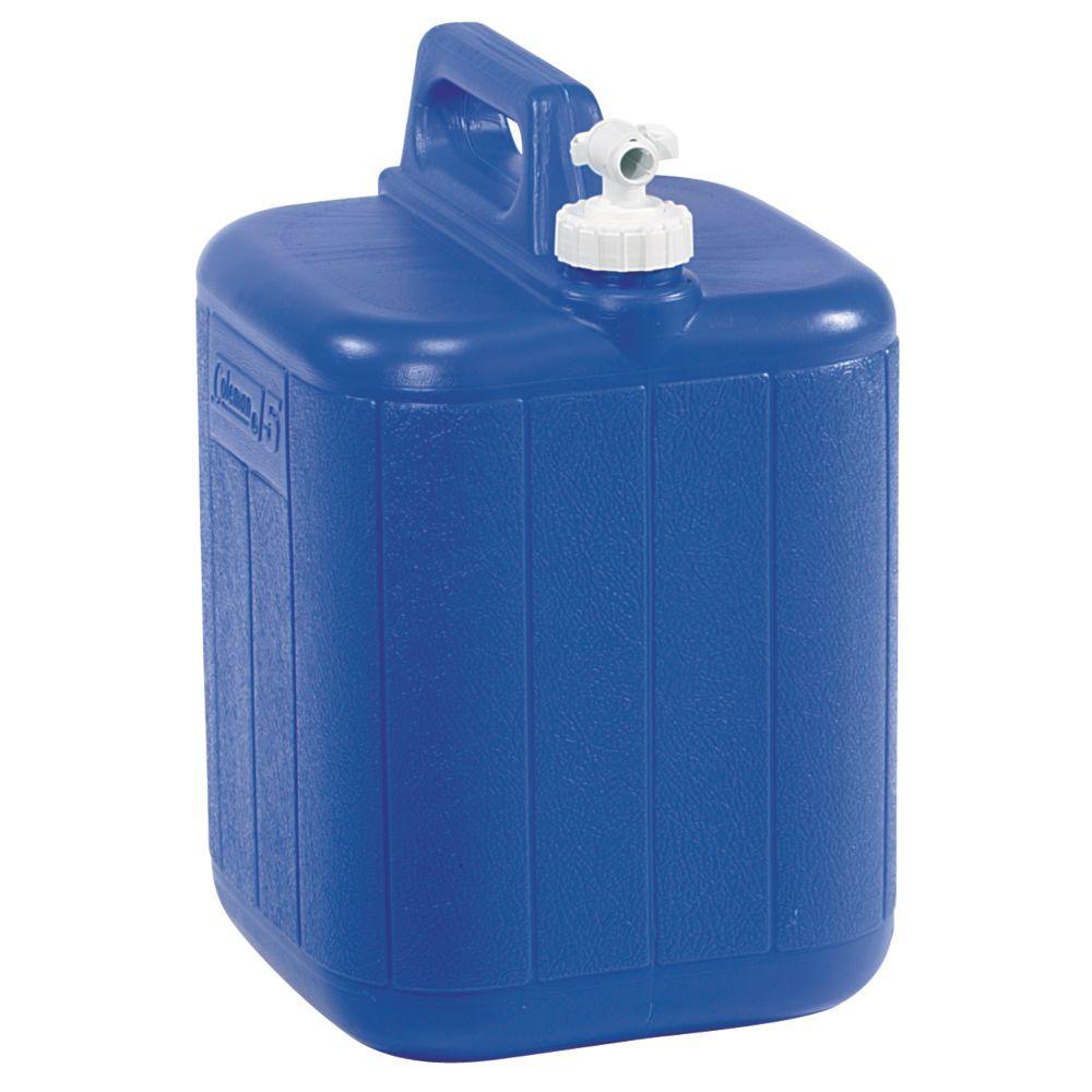 Polylite Water Carrier, Blue, 5 Gallon With Fast Flow Spigot