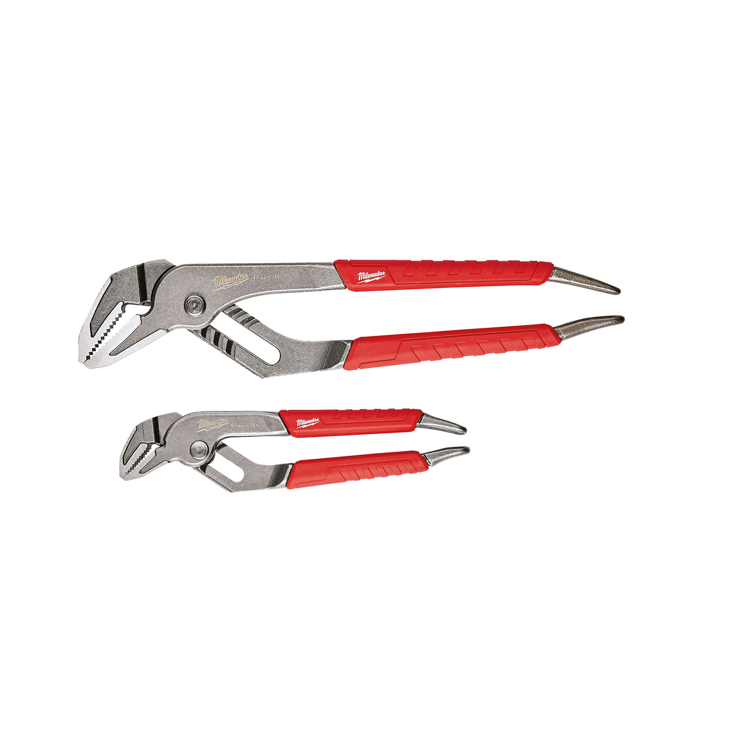 6 In. & 10 In. Comfort Grip Ream & Punch Straight Jaw Plier Set (2-piece)