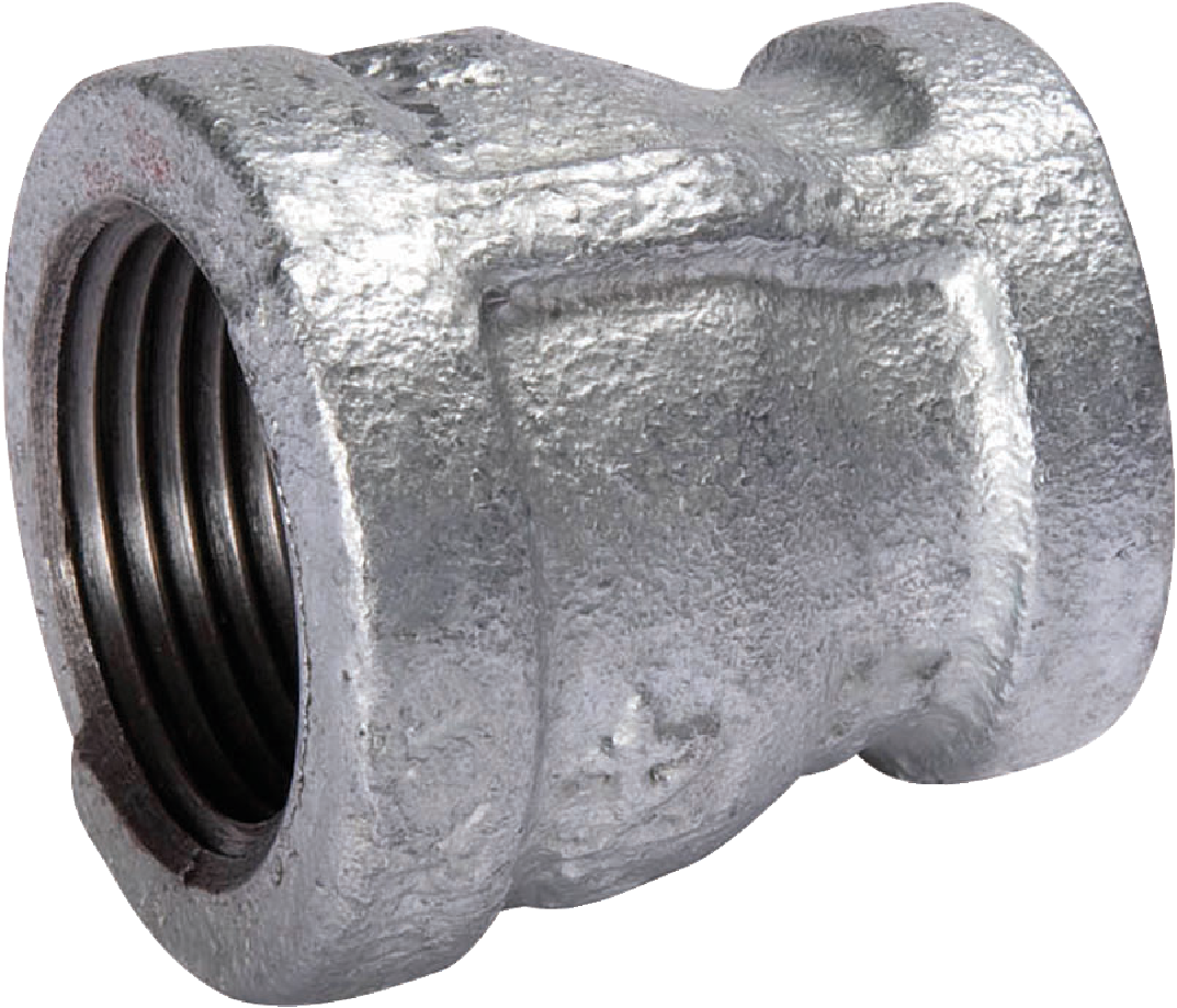 3/8 x 1/4 In. Galvanized Pipe Reducing Coupling