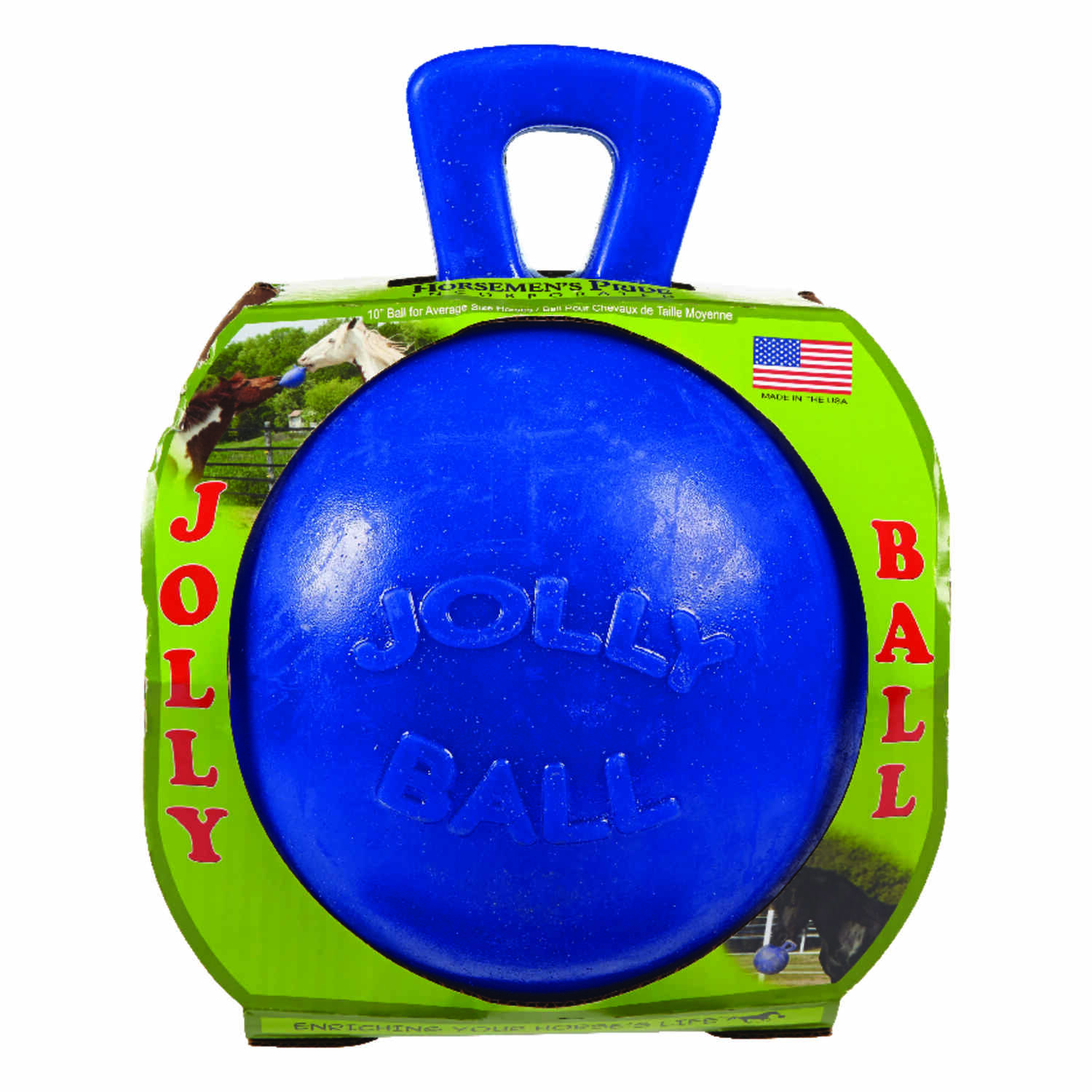 Jolly Ball, Blue, 10-In.