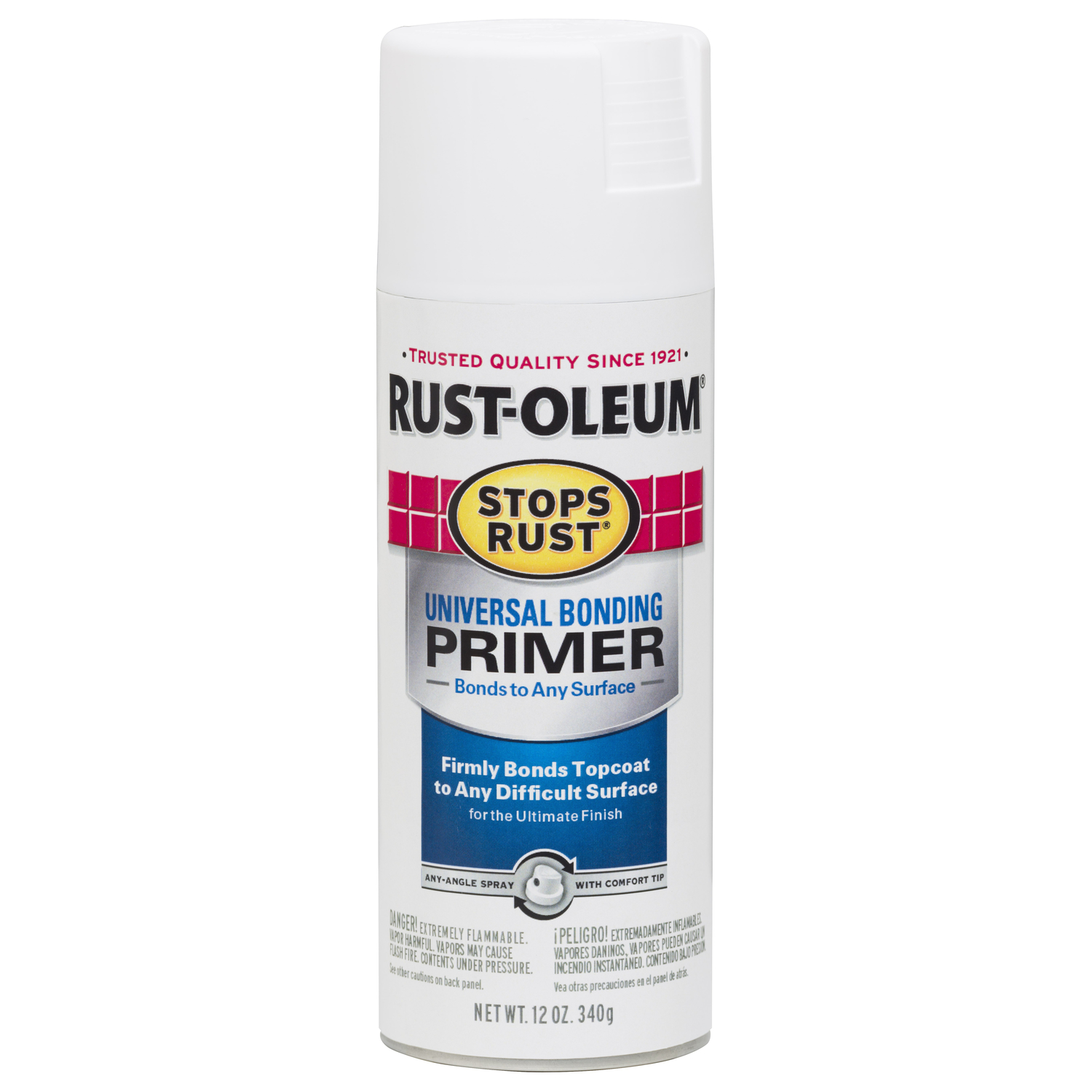 Stops Rust White 12 Oz. Universal Bonding Spray Paint Primer