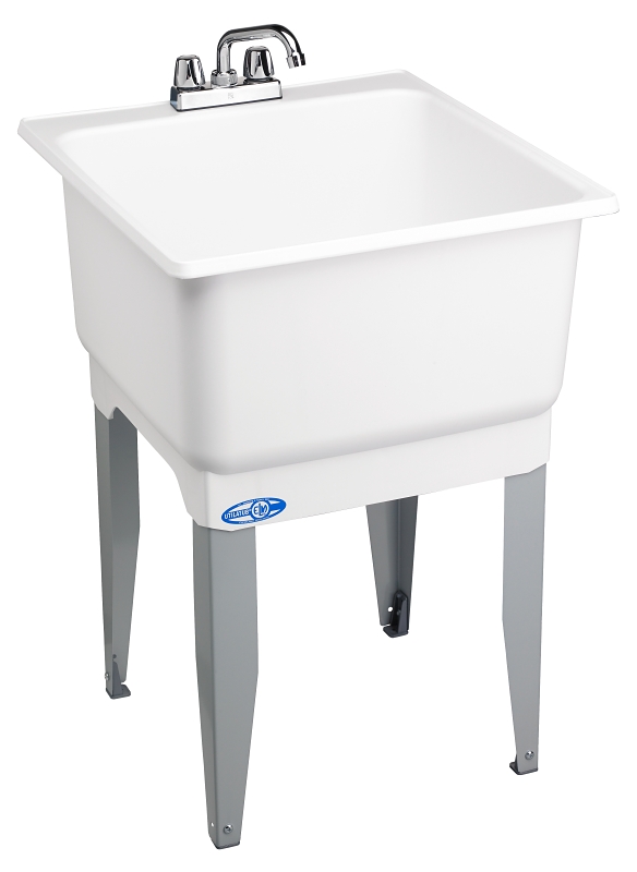 Utilatub 20 Gallon Laundry Tub Combo Kit, 23 In. W X 25 In. L