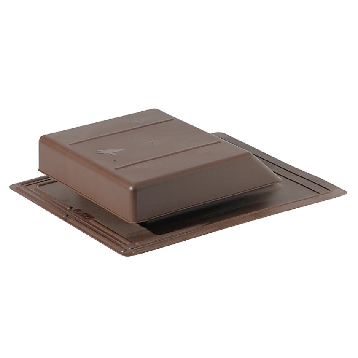 Airhawk 61 In. Brown Plastic Slant Back Roof Vent With 9 In. Opening