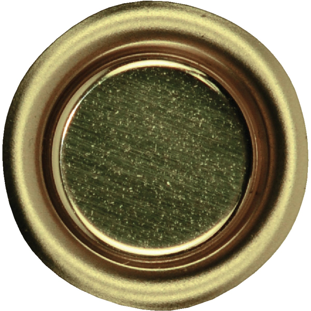 Sliding Door Pull, Bright Brass Round, 3/4 In., 4-Pk.