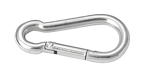 Spring Snap Link, Zinc Finish, 1/2 In.