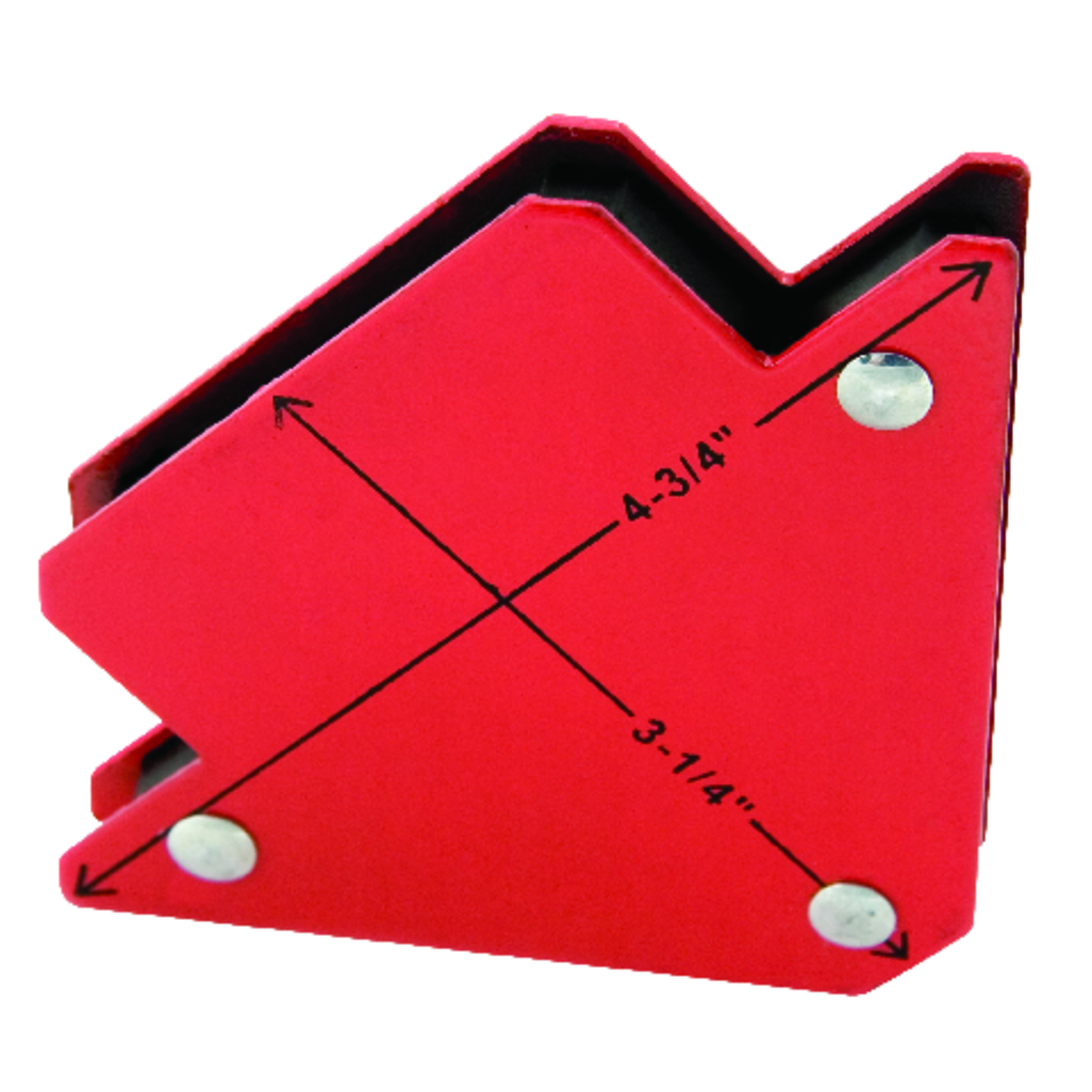 50 Lb. Capacity Magnetic Welding Jig With Center Hole, 4 In. X 6.25 In.