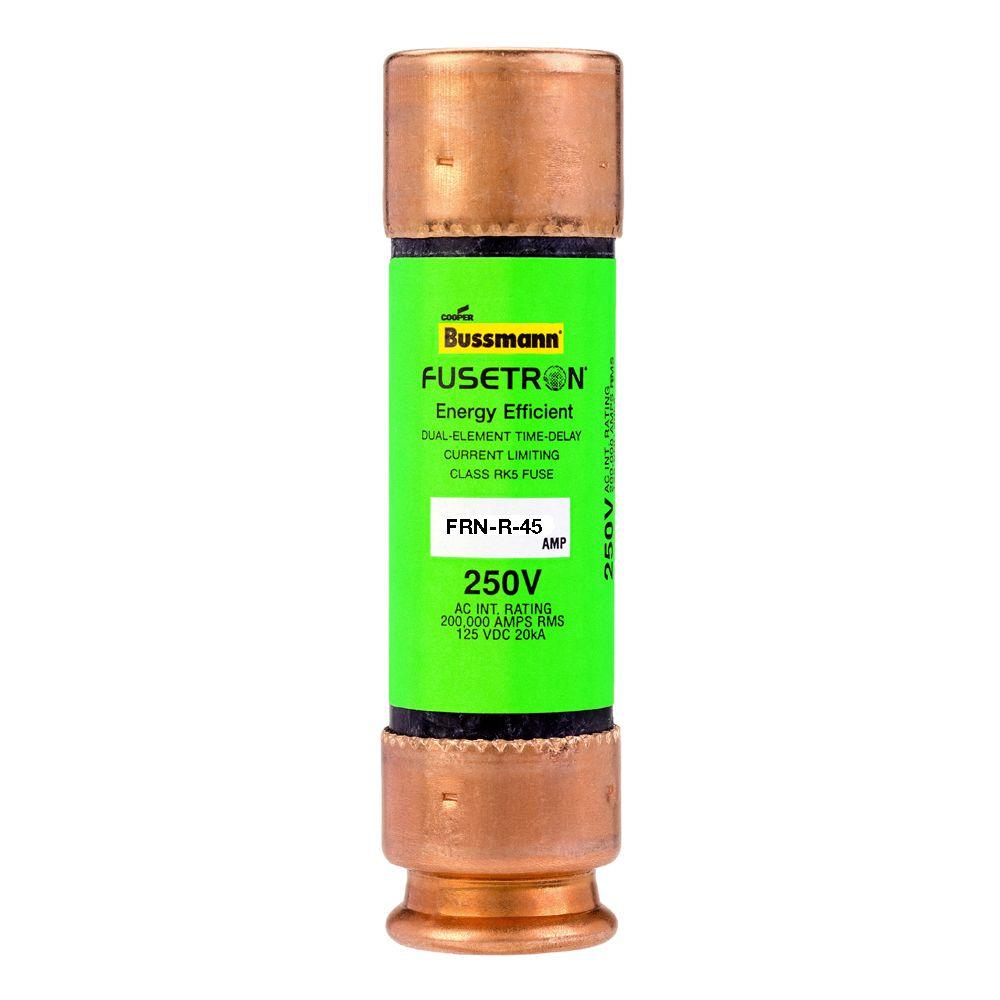 Cartridge Fuse, Type FRN-R, 250-Volt, 45-Amp