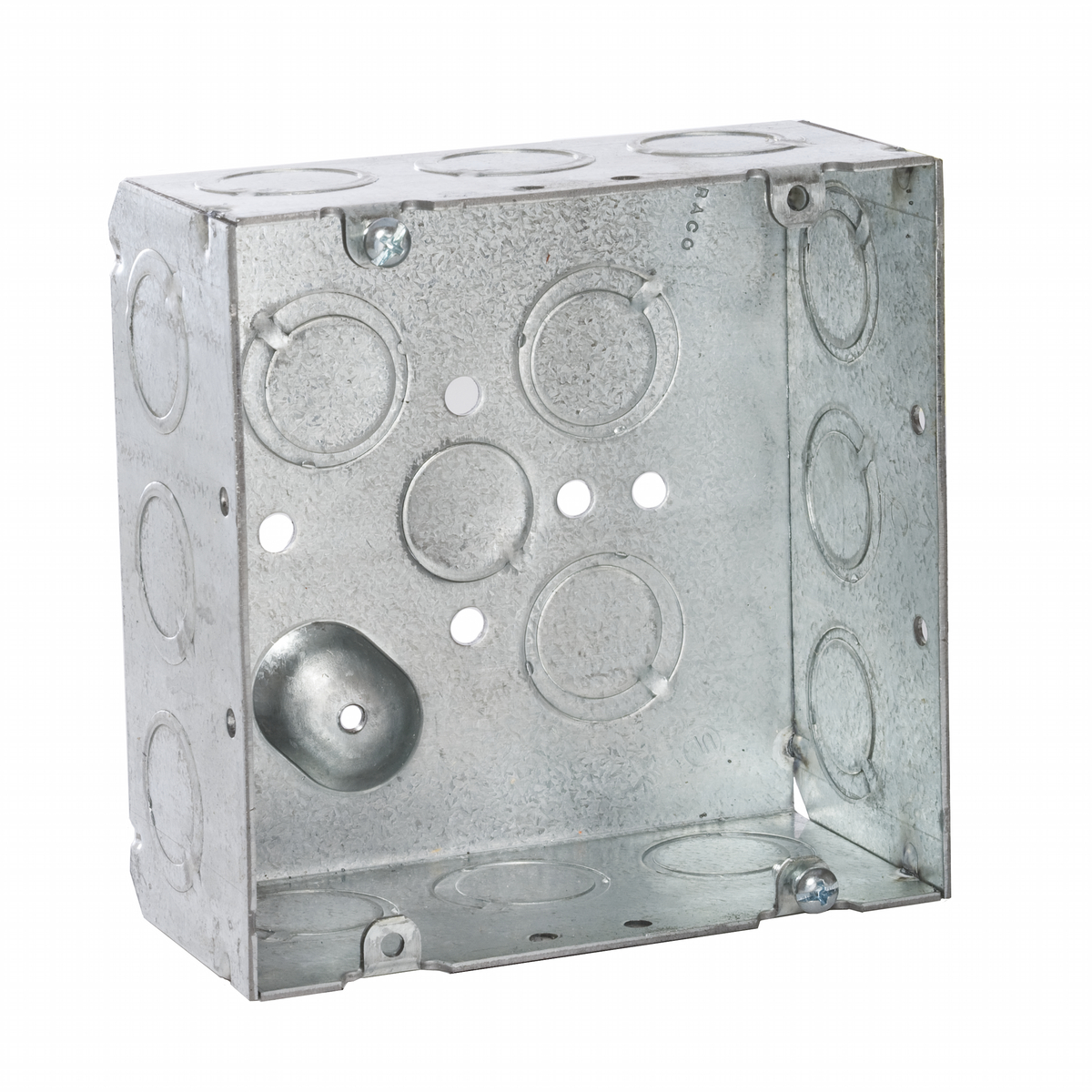 4-11/16 In. Square Steel Junction Box, 42 Cu. In., Welded, Ul Listed