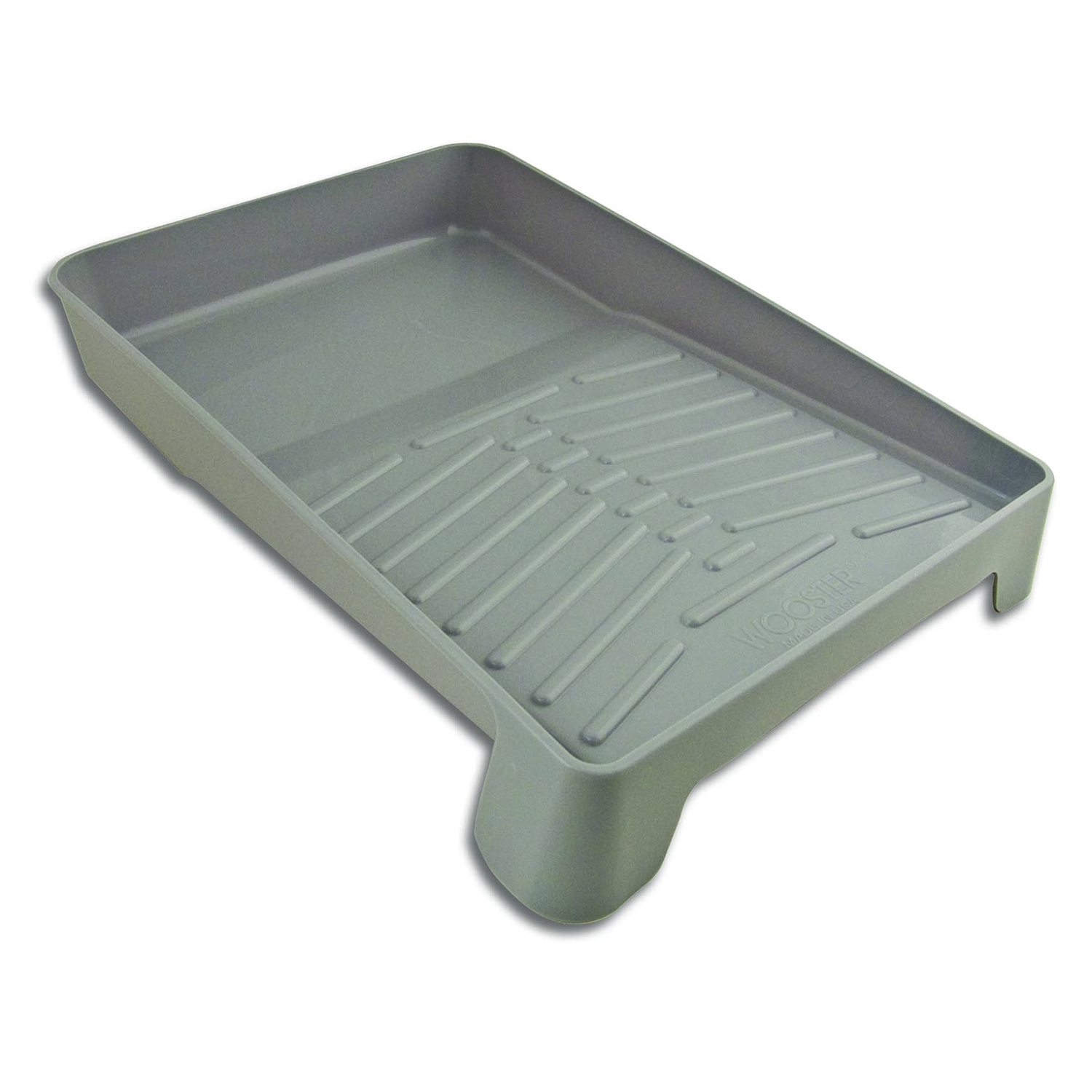 Deluxe 11 In. Polypropylene Paint Tray – 1 Qt. Capacity, Gray