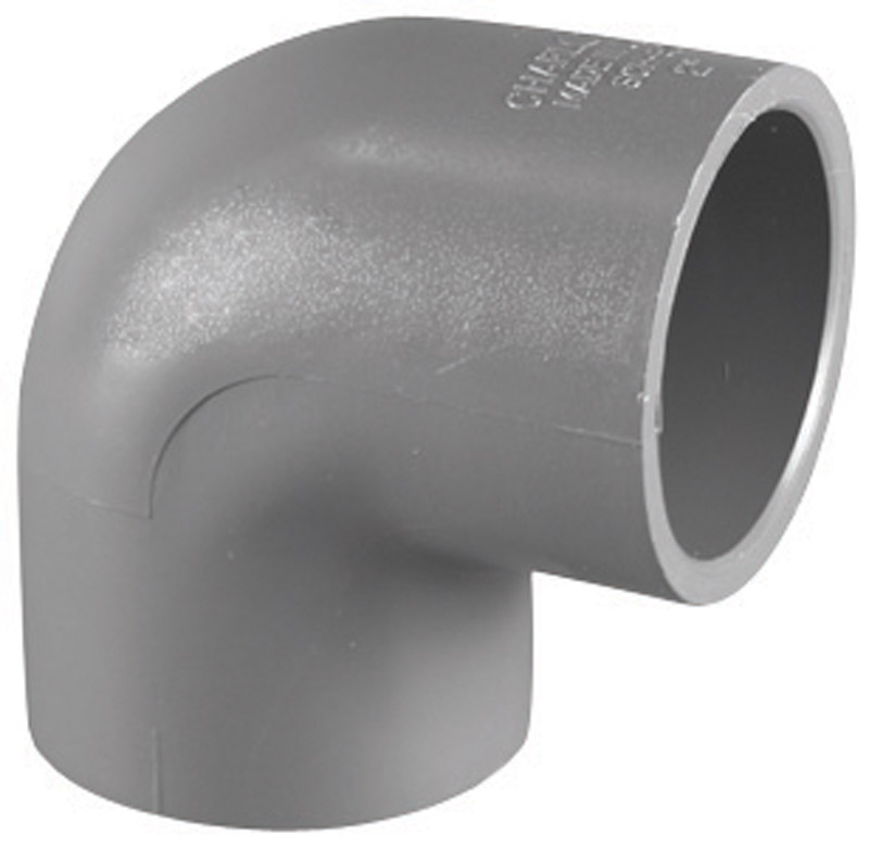 Schedule 80 PVC Slip x Slip 90-Degree Elbow, 1-1/4 In.