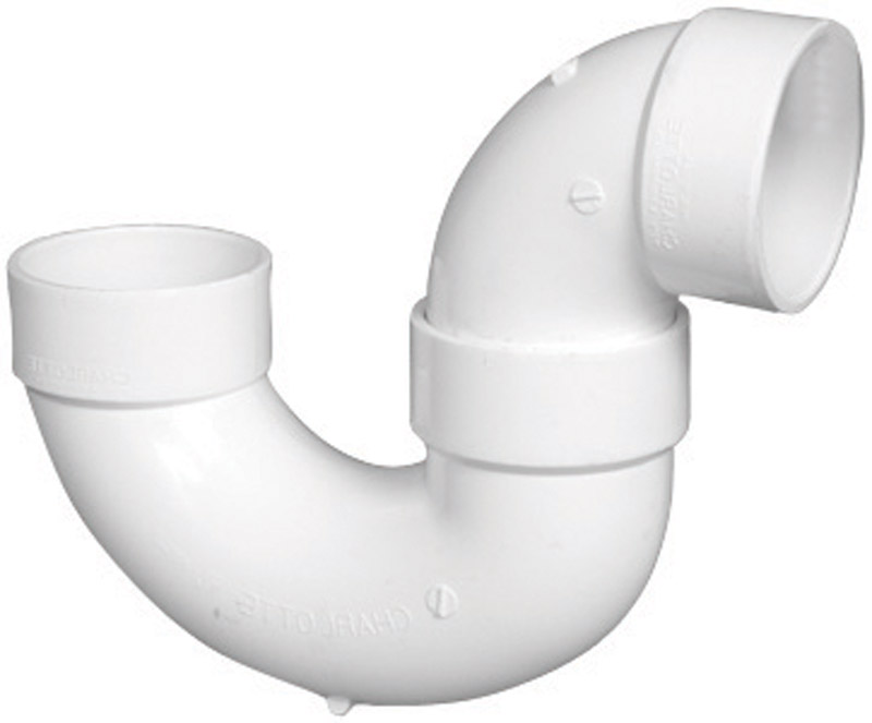 Schedule 40 PVC P-Trap, 1-1/2 In.