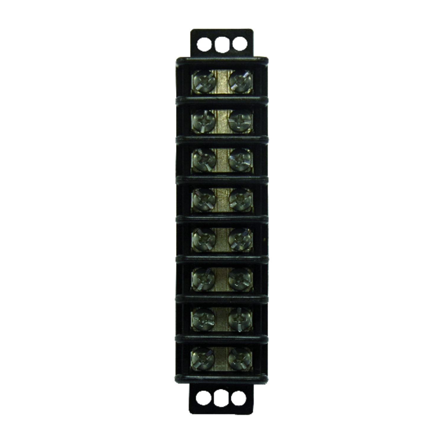 Terminal Block, 8-Circuit, 30A, 600V, 22-10 AWG