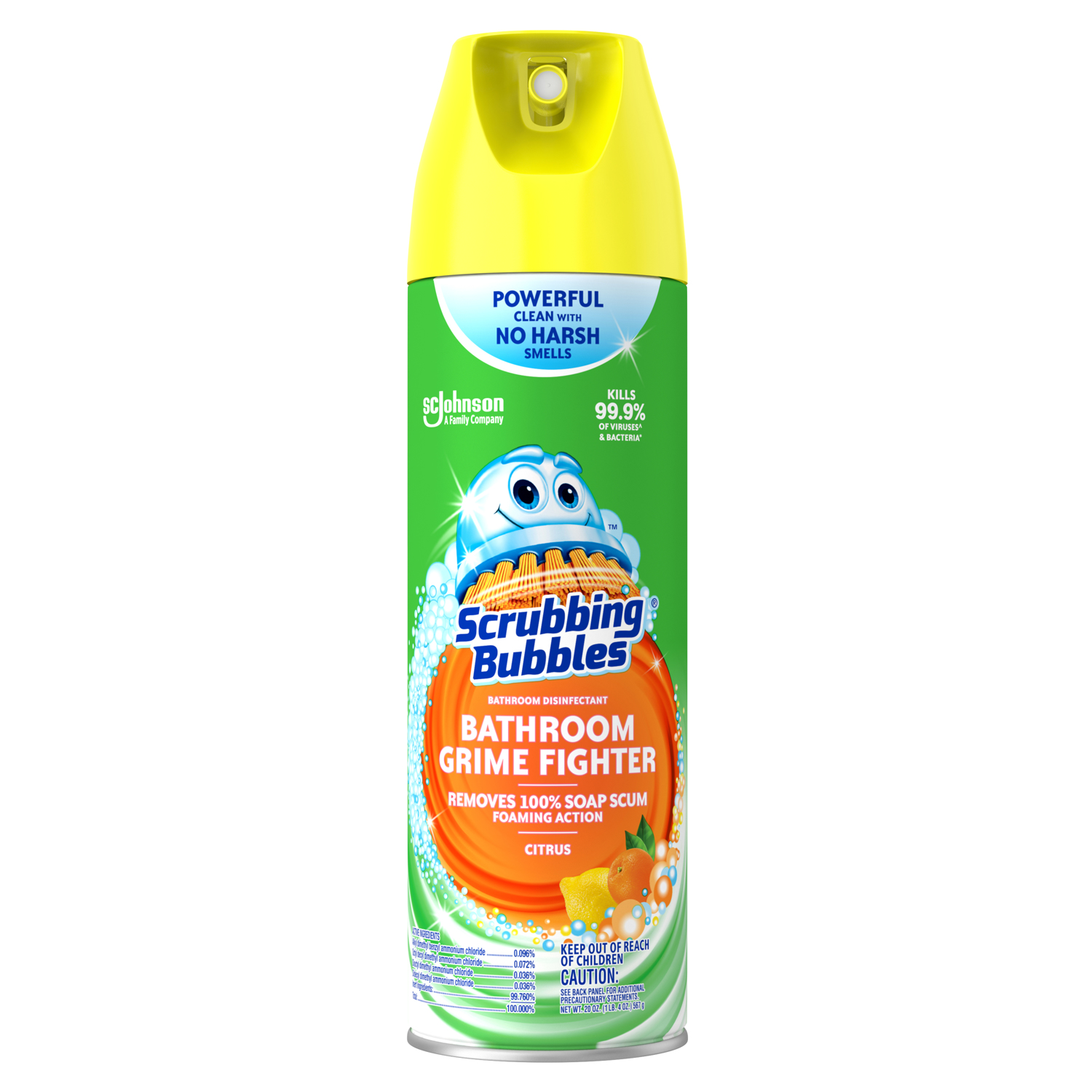 20 Oz. Citrus Disinfectant Foam Bathroom Cleaner
