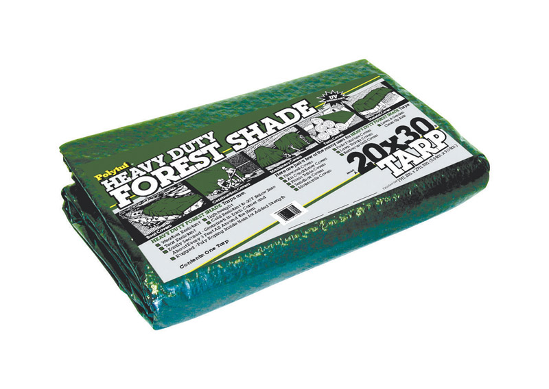 Polytuf 20 Ft. W X 30 Ft. L Heavy Duty Polyethylene Tarp – Forest Green
