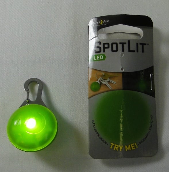 Spotlit Led Clip-on Safety Light, Lime Plastic/white, Model Slg170602