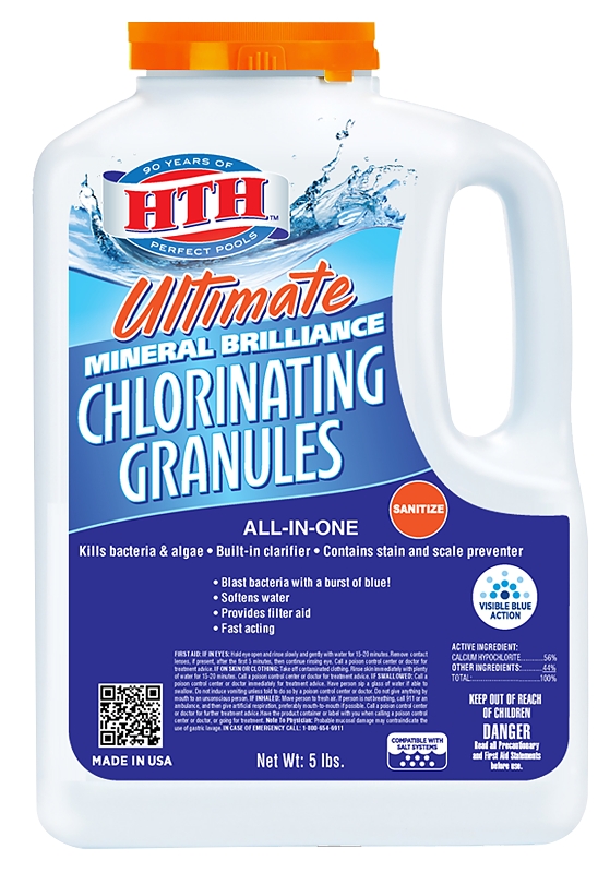 Pool Care Ultra 5 Lb. Chlorine Granules For Crystal Clear Water