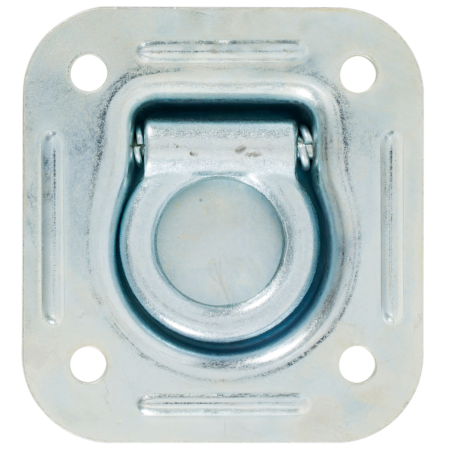 Square Flip Ring Anchor, Recessed, 4-7/16 x 4-13/16 In.
