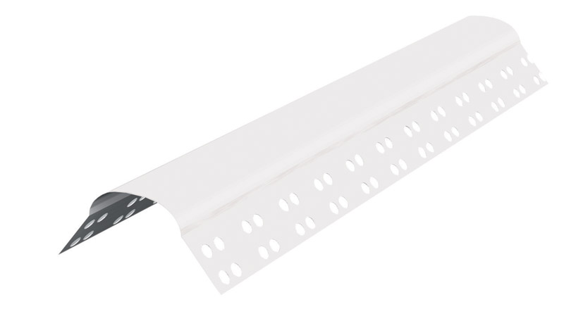Vinyl Bull Nose Corner Bead, White, 3/4 In. x 10 Ft.