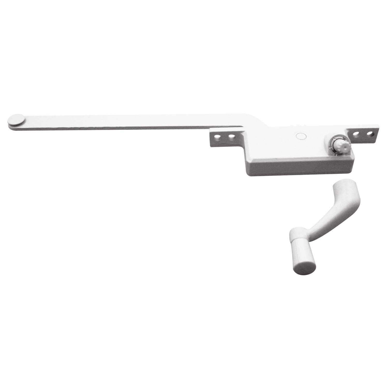 9-inch Right-hand White Steel Single-arm Casement Window Operator H 3711