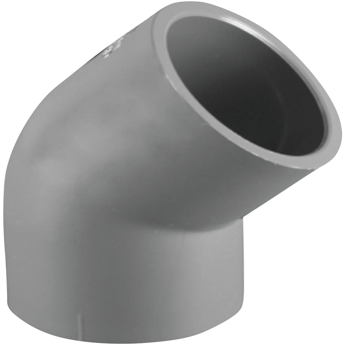 Schedule 80 PVC Slip x Slip 45-Degree Elbow, 1-2 In.