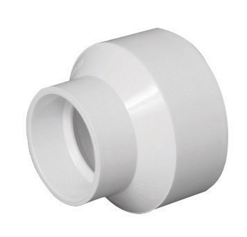 Schedule 40 DWV PVC Reducing Coupling, 2 x 1-1/2 In.