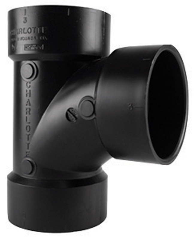 1-1/2 In. Hub X Hub X Hub Abs Sanitary Waste & Vent Tee