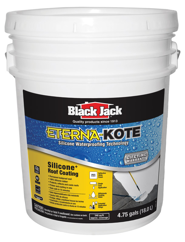 Eterna-kote 5 Gallon White Silicone Roof Coating For Flat Roofs