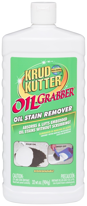 32 Oz. Krud Kutter Oil Grabber Stain Remover – No Scent, Powerful Oil Stain Removal