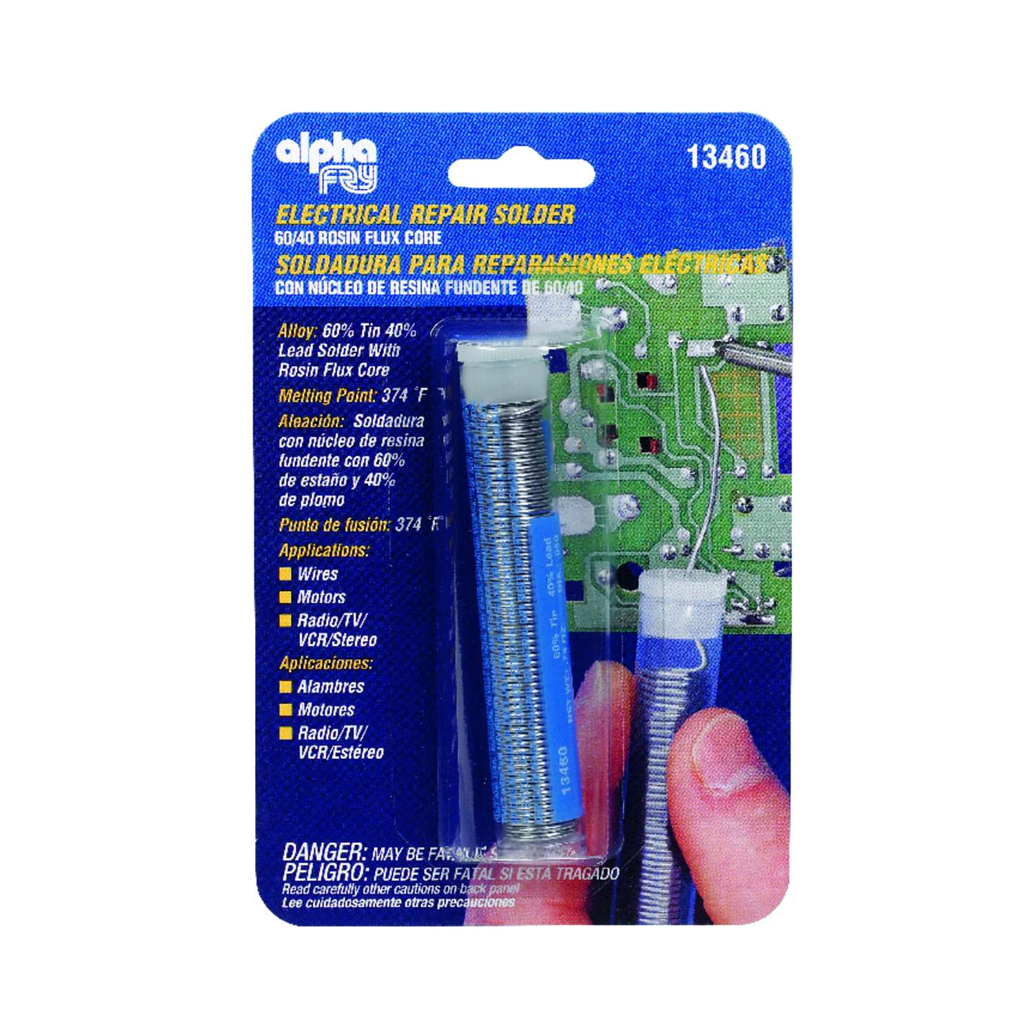 3/4 Oz Repair Solder 0.05 In. Diameter Tin/lead 60/40 Alloy