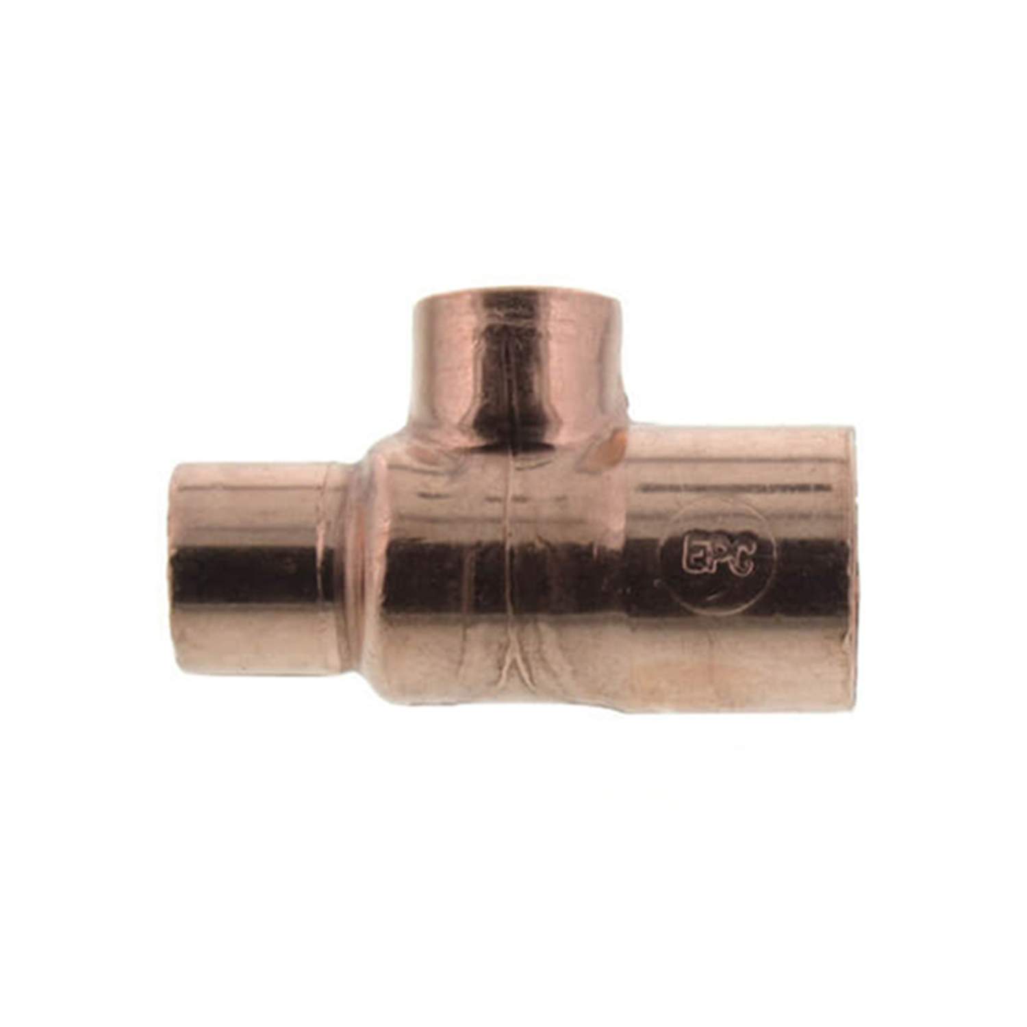 Copper Pipe Tee, 3/4 x 1/2 x 1/2 In. CxCxC
