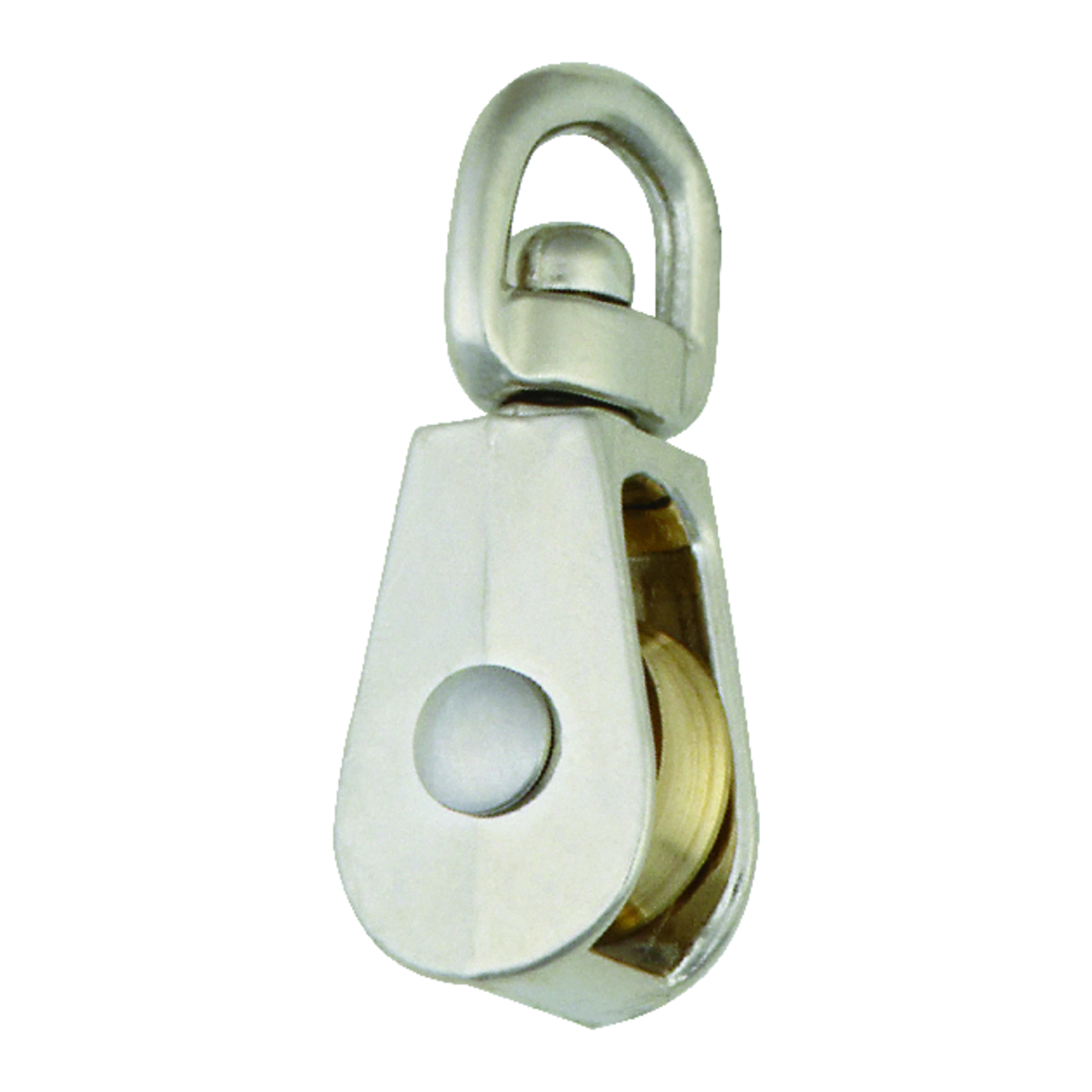 3/4 In. Diameter Nickel Copper Swivel Eye Single Sheave Pulley – Model T7655002n