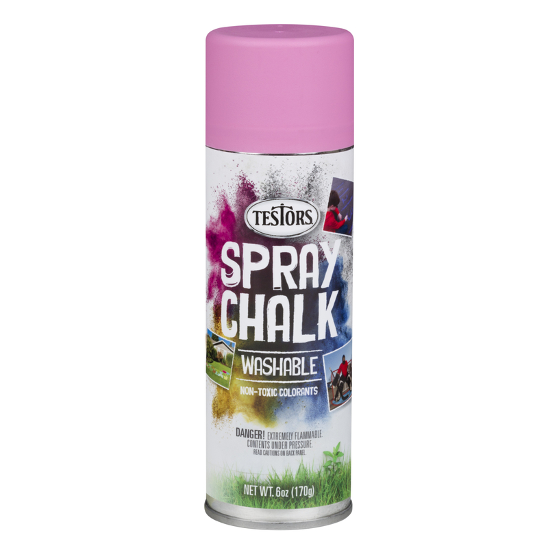 Pink Oil-based Spray Chalk 6 Oz – Washable, Non-toxic, Outdoor Use